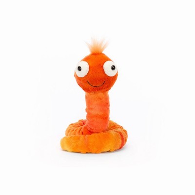 Jellycat Winston Worm New Zealand | VNLWE9574